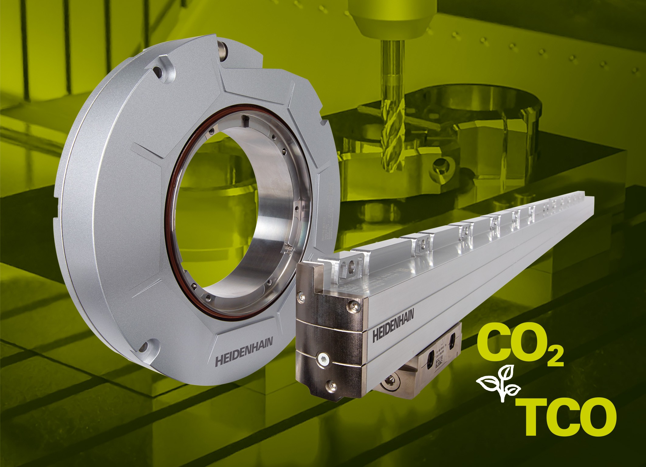 The LC and RCN sealed encoders from HEIDENHAIN can simplify a machine tool's sealing-air needs. 