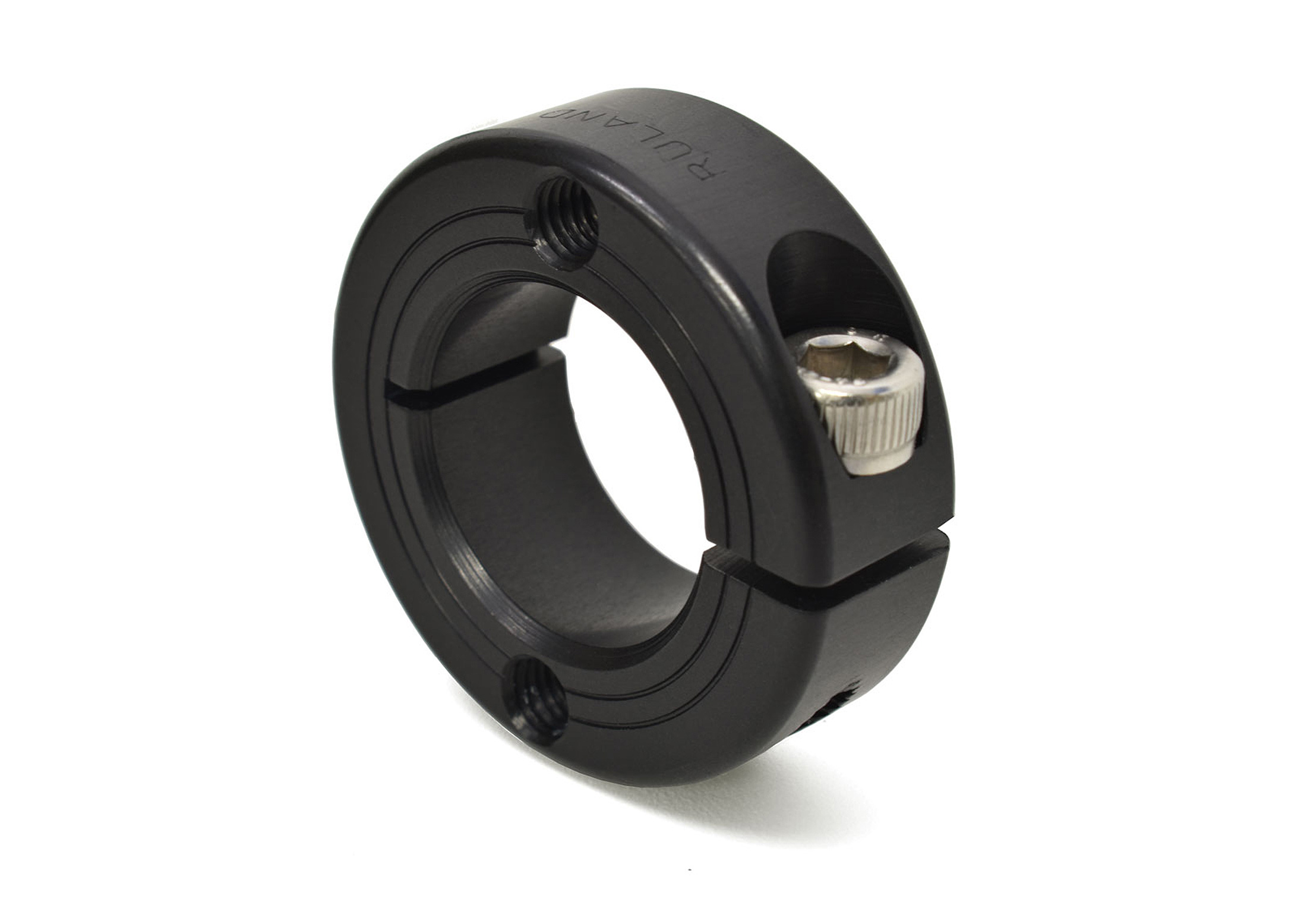 Mountable shaft collar from Ruland with tapped face hole